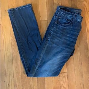 American Eagle Slim Straight Blue Jeans - 30 x 36